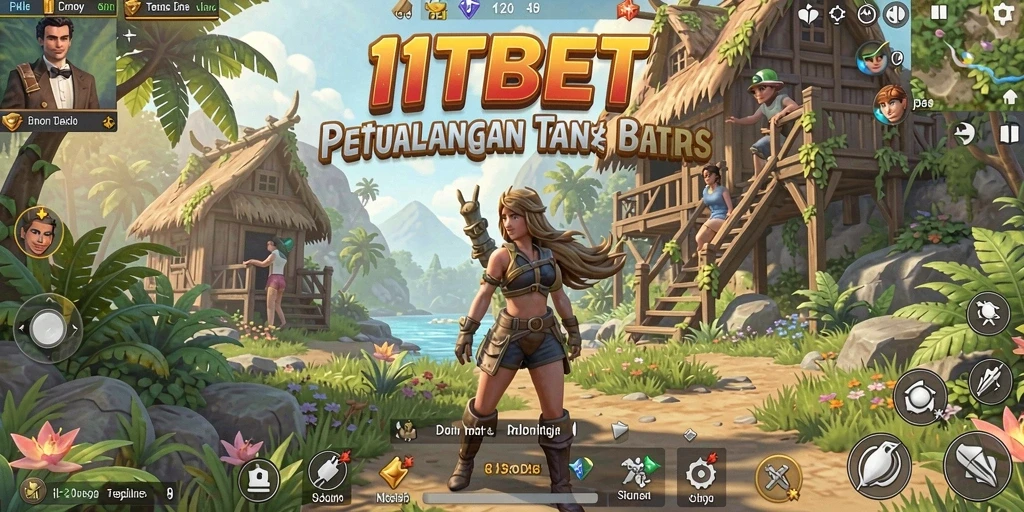 Screenshot gameplay 11TBET menampilkan eksplorasi dunia terbuka yang menakjubkan.