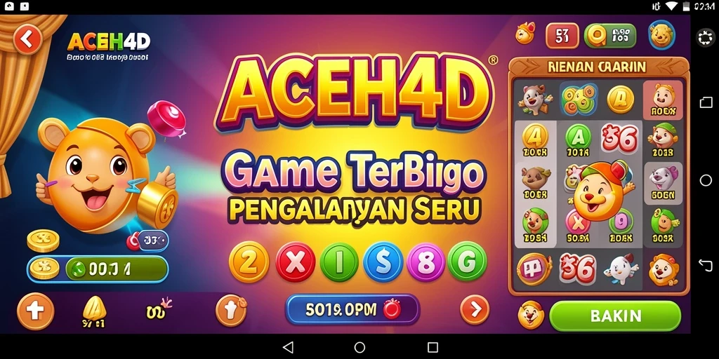 Tampilan menarik dari gameplay Bingo di ACEH4D yang penuh keseruan.