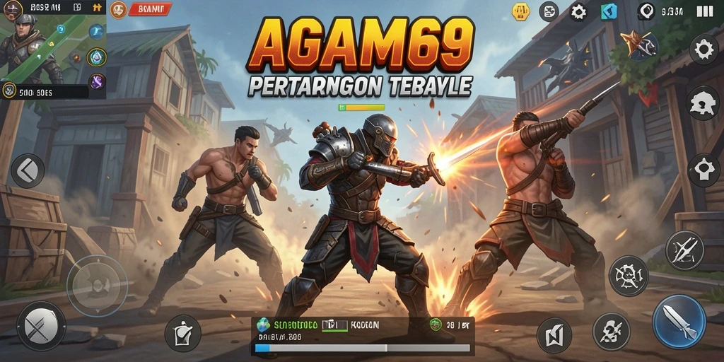Gameplay AGAM69 yang seru dalam pertarungan Battle Royale.