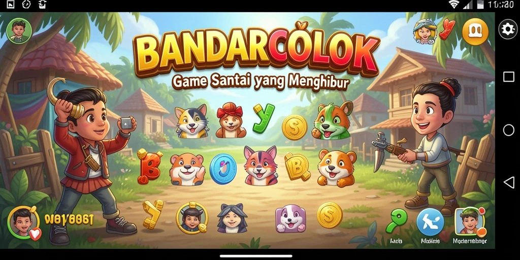 Screenshot gameplay <strong>BANDARCOLOK</strong> yang menunjukkan keseruan bermain casual.