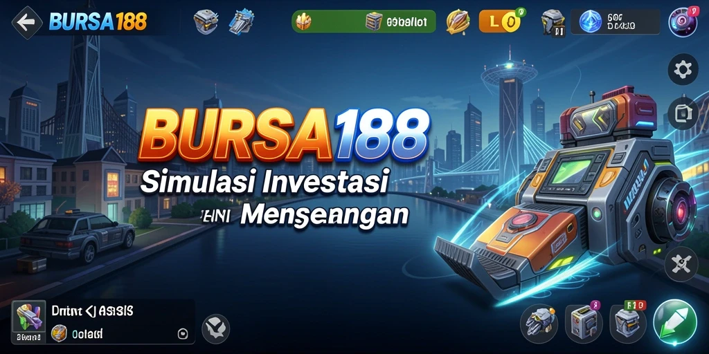 Tampilan gameplay BURSA188 yang menarik dengan elemen simulasi investasi.