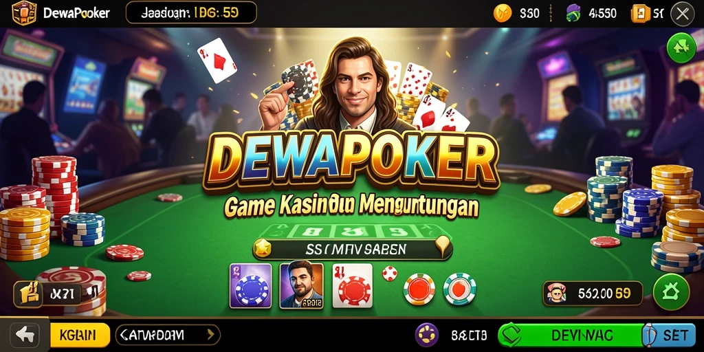 Tampilan gameplay menarik di DEWAPOKER dengan interaksi langsung.