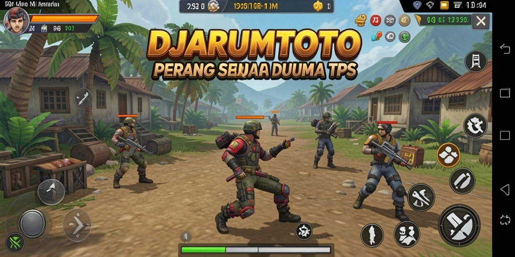 Tangkapan layar menampilkan aksi intens dalam gameplay TPS.