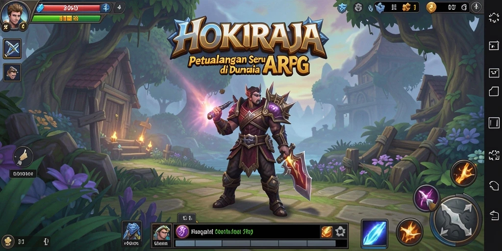 Gameplay HOKIRAJA yang seru dan adiktif di dunia ARPG.