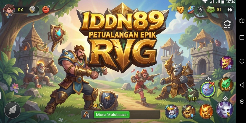 Tangkapan layar menampilkan aksi seru dalam permainan RPG yang mendebarkan.