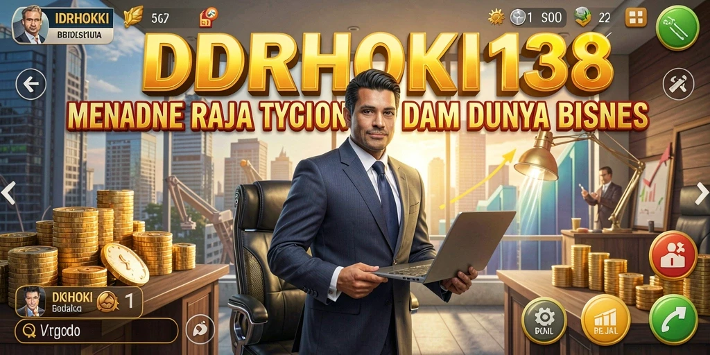 Screenshot gameplay IDRHOKI138 menampilkan aktivitas bisnis yang seru dan dinamis.