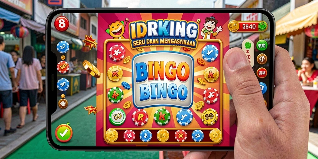Tampilan gameplay IDRKING yang seru dan menantang.