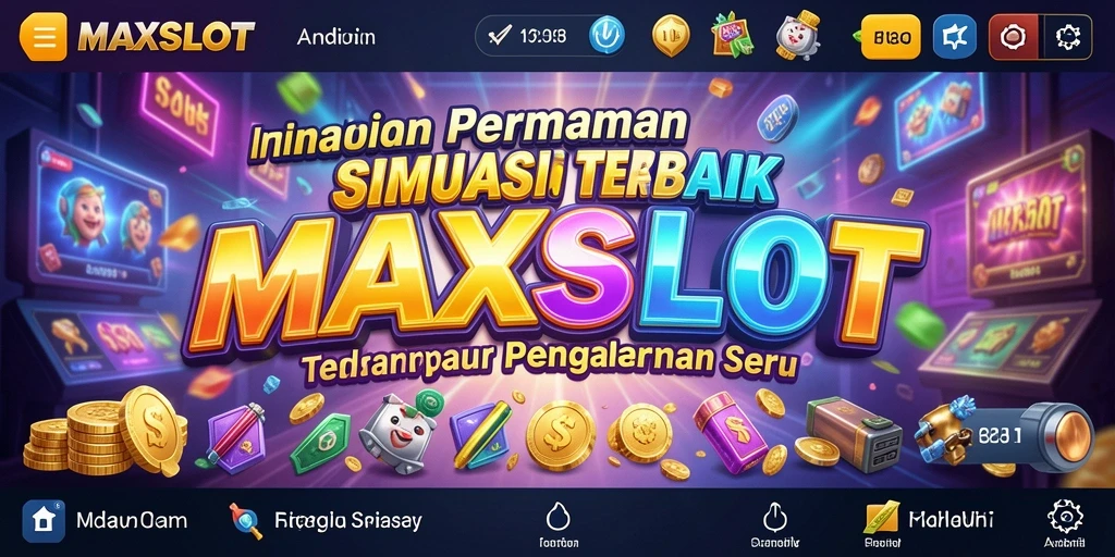 Screenshot MAXSLOT menampilkan gameplay seru dengan tema slot yang menarik.