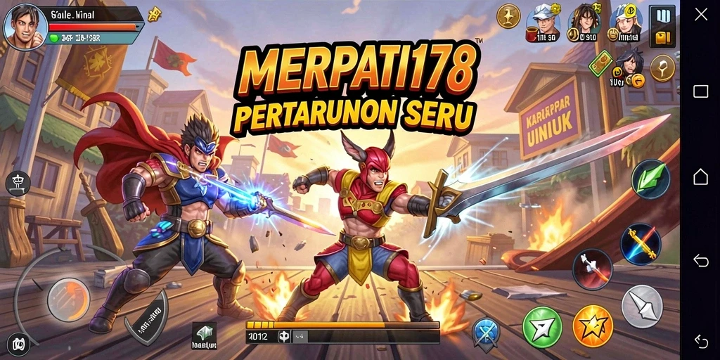 Tampilan pertarungan epik dalam MERPATI178