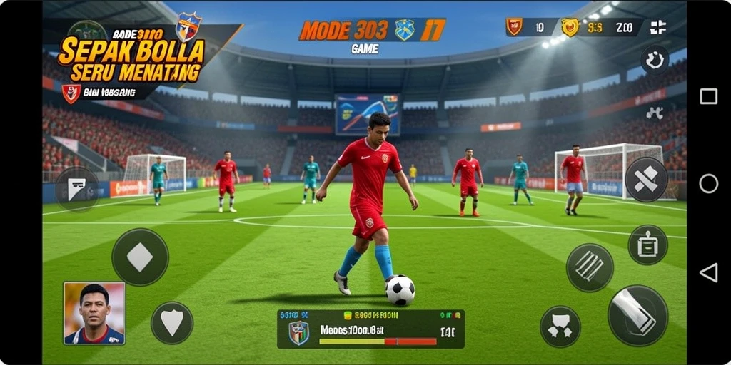 Tampilan gameplay seru dan menegangkan dalam MODE303.