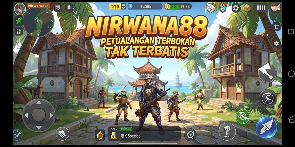 Tampilan gameplay menarik di dunia terbuka NIRWANA88.