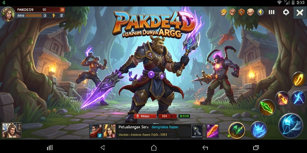 Tampilan seru dari gameplay PAKDE4D yang menegangkan.