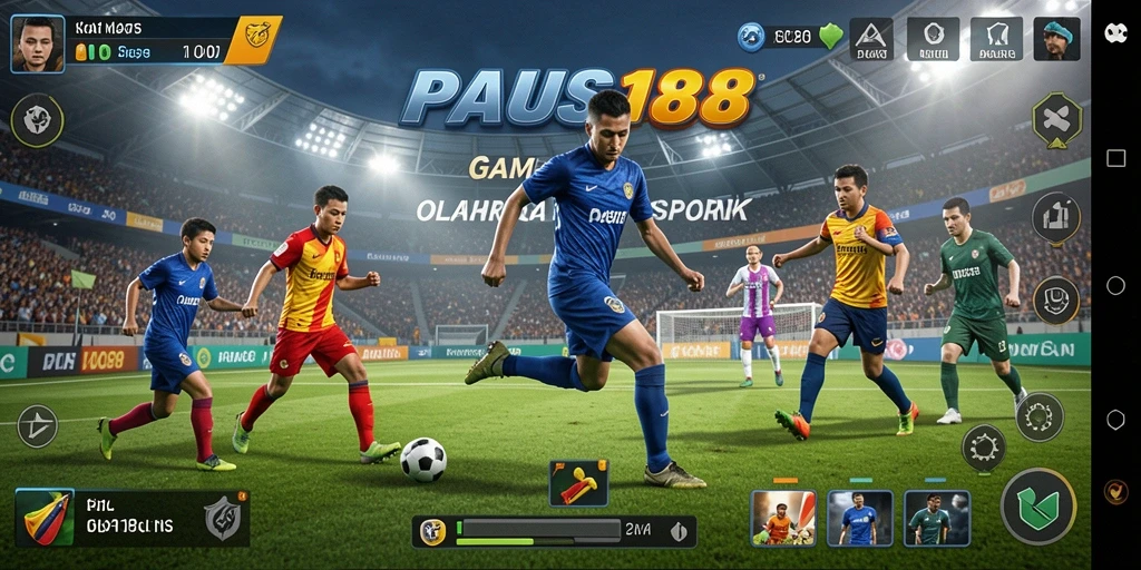 Tampilan gameplay PAUS188 yang mengasyikkan dalam pertandingan olahraga.