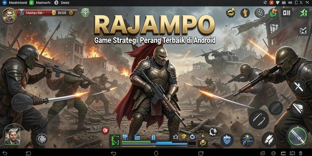 Tangkapan layar gameplay RAJAMPO saat pertempuran seru.