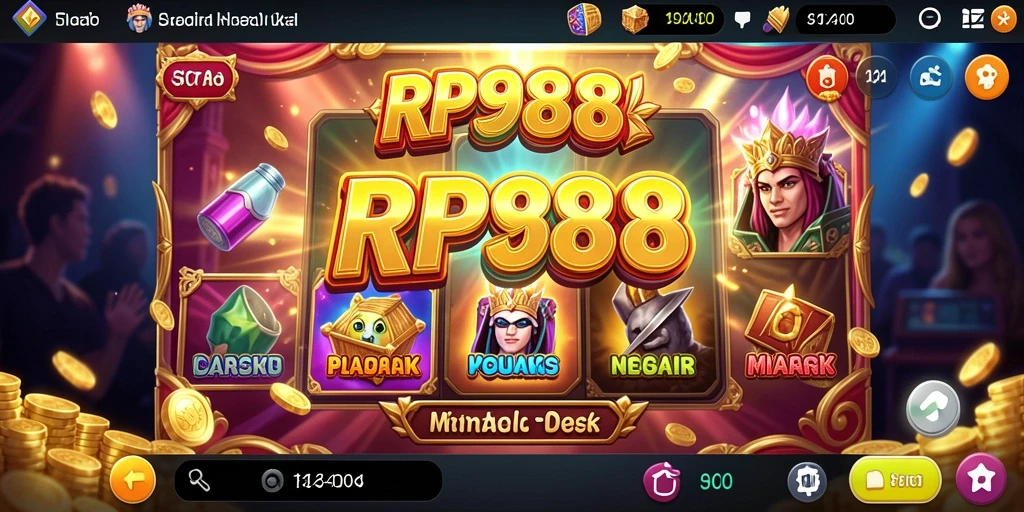 Screenshot gameplay RP888 yang menampilkan pengalaman seru bermain slot.