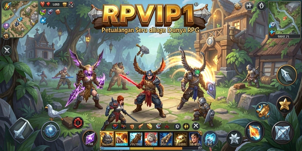 Screenshot RPVIP1 menampilkan petualangan seru dalam gameplay RPG yang mendebarkan.