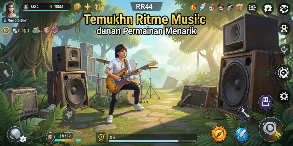 Tampilan gameplay menarik dengan efek visual yang menawan.
