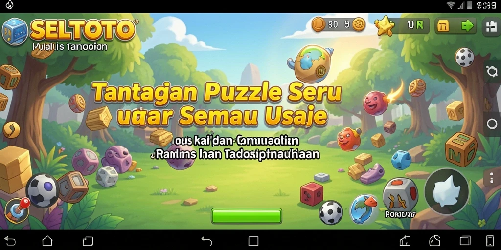 Tampilan gameplay seru SELTOTO yang penuh tantangan puzzle.