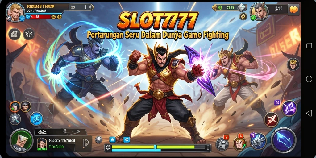 Screenshot dari SLOT777 menunjukkan aksi pertarungan yang mendebarkan.