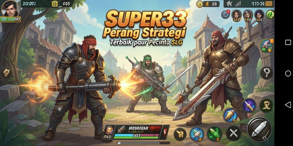 Tampilan menakjubkan dari gameplay SLG SUPER33.