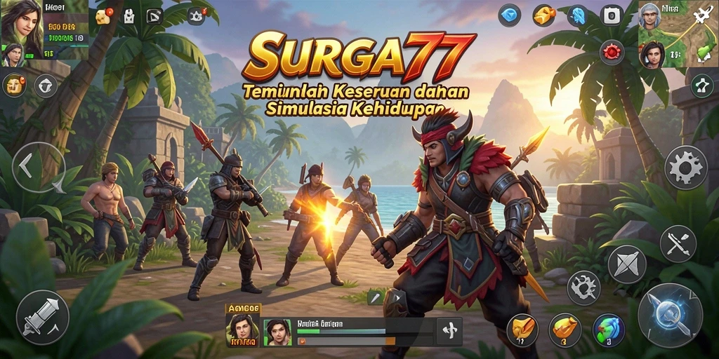 Screenshot SURGA77 menampilkan suasana gameplay yang menarik dan realistis.